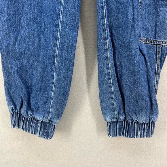 BDG Urban Outfitters Jeans Women's 27 (4) Blue Cargo Jogger Retro 90's Normcore - Picture 3 of 12